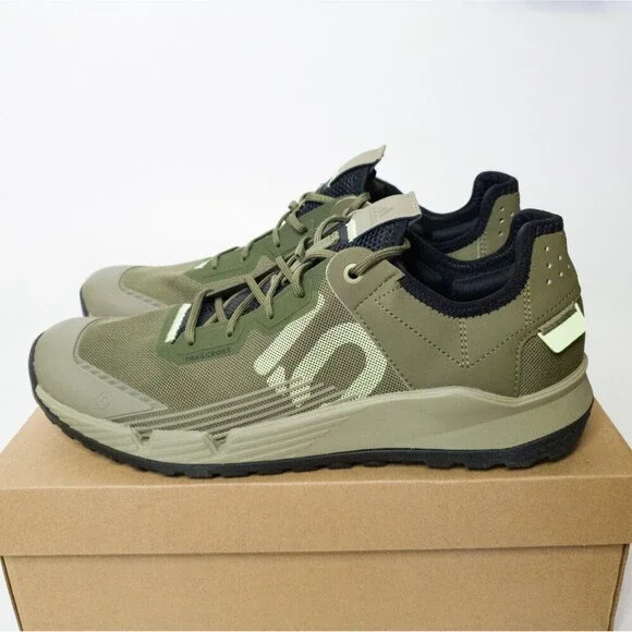 Five Ten Trailcross LT Mountain Bike Shoes Focus Olive/Pulse Lime Sz 11 - Picture 2 of 8